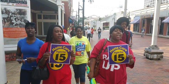 Workers in New York declared victory this summer, when Gov. Andrew Cuomo announced a plan to raise the state minimum wage to $15. (Fight for15.org)