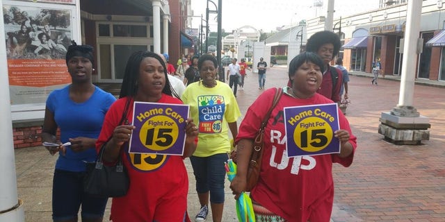 Workers in New York declared victory this summer, when Gov. Andrew Cuomo announced a plan to raise the state minimum wage to $15. (Fight for15.org)