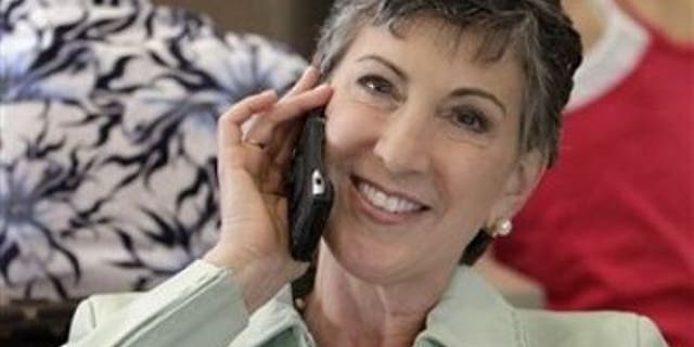 June 5: Carly Fiorina, the California GOP nominee for the U.S. Senate, talks to a potential voter during her visit to a phone bank in Gold River, Calif., before the election. (AP Photo)