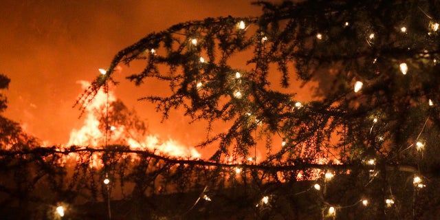 fire with lights