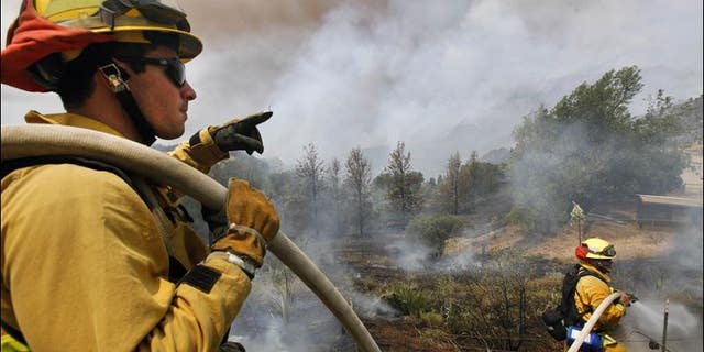 Firefighters in California are fighting several blazes, the worst of which are in the northern part of the state. (AP)