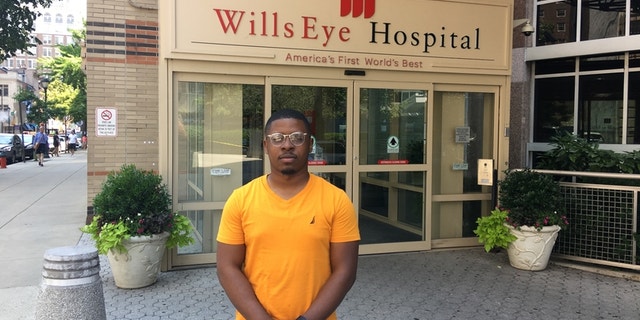 Rasaan Urquhart, 25, says he's back on his feet after losing sight in one eye after a fireworks injury after the Super Bowl.