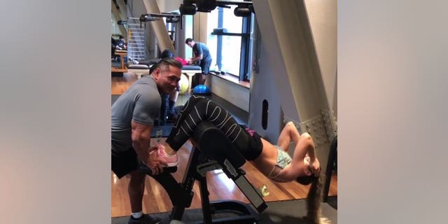 The strip that attached the 23-year old bodybuilder to the piece of gym equipment broke and caused the accident.