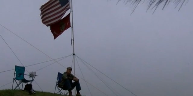 Mike Goble frequently makes the trek up the 300-foot hill to take in the sunrise.