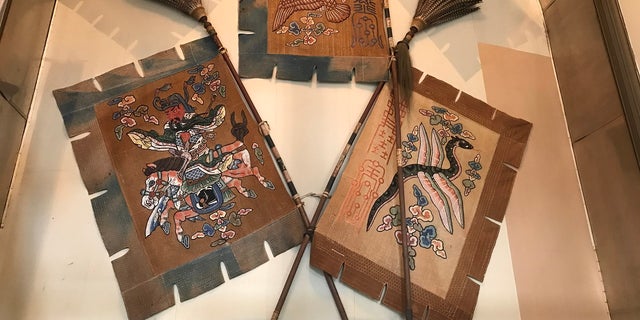 Korean battle flags purportedly tied to Kim Ung-u, Kim Jong Un’s ancestor, were found this month at the U.S. Naval Academy as British ensigns were being taken out of display cases,  the US Naval Institute (USNI) said Friday.