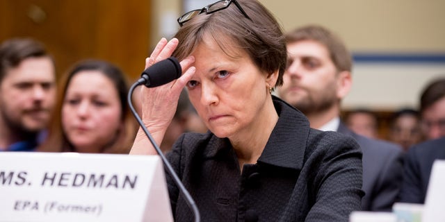 March 15, 2016: Former State EPA administrator Susan Hedman testifies before the House Oversight and Government Reform Committee, in Washington.