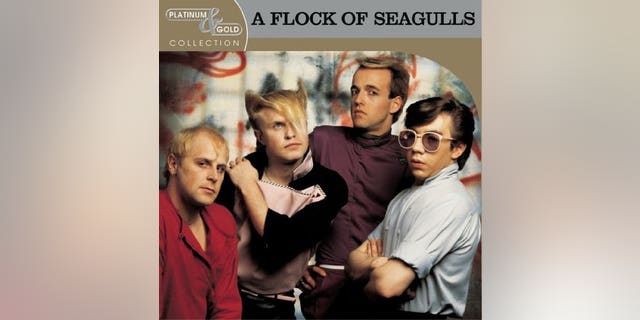 Flock of Seagulls' Platinum &amp; Gold Collection album cover is shown.