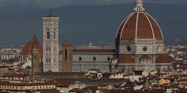 A general view of Florence cathedral, Italy, on March 1, 2016.
