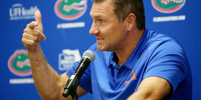 Florida Gators head coach Dan Mullen clarified his no-guns policy during a team media day on Thursday.