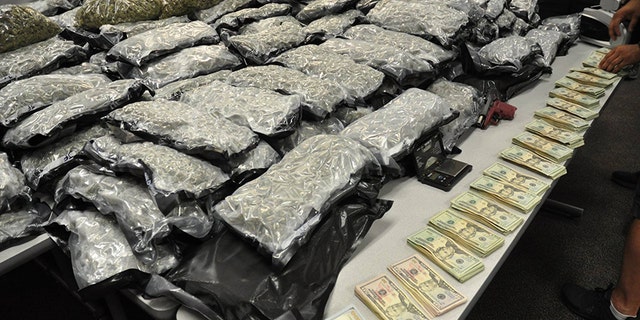 The estimated worth of 430 pounds of marijuana is $1.2 million in street value.