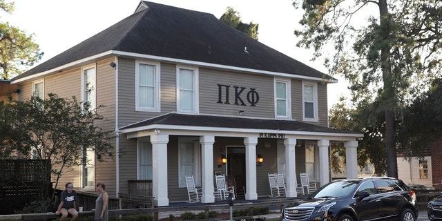 Florida State University's Pi Kappa Phi fraternity house near the FSU campus in Tallahassee, Fla., is seen in this photo.