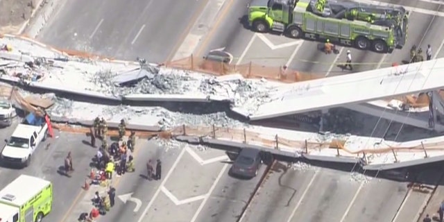Miami police were told Miami-Dade Fire Rescue had recovered six people with injuries, Fox News confirmed.