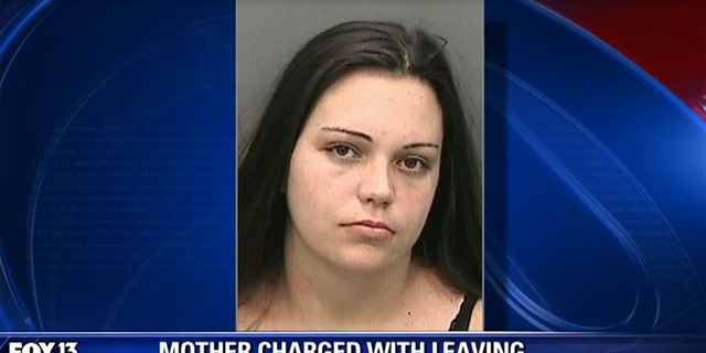 Police arrested a Tampa mother who allegedly left a baby in a hot car while she went into the courthouse to pay a fine.