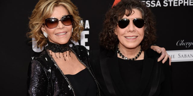 Jane Fonda and Lily Tomlin who star in the Netflix show "Grace and Frankie"