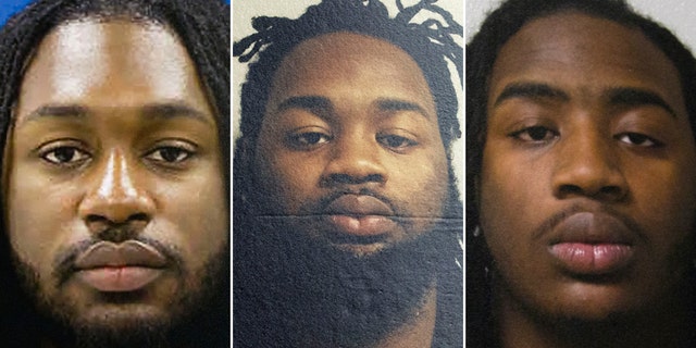 From left, Michael Ford, Malik Ford and Elijah Ford.
