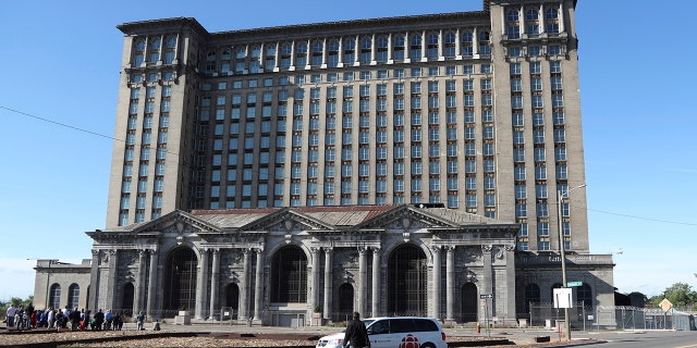 The Michigan Central Station ceased operations in 1988 and has been a symbol of the city's urban blight for decades.