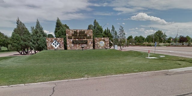 Entrance to Fort Carson, Colorado