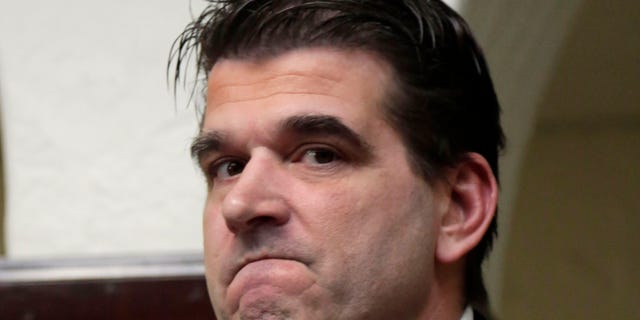 Jan. 9, 2014: Fort Lee Mayor Mark Sokolich listens to a question at a news conference at Fort Lee, N.J., City Hall.