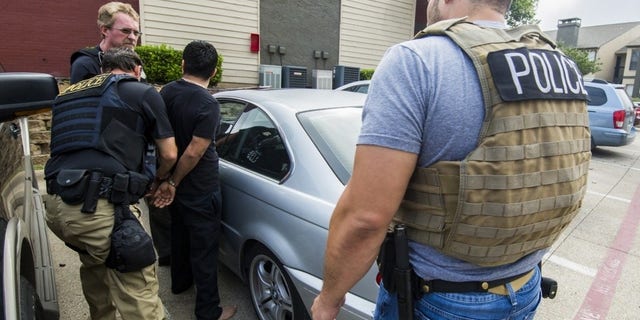 The apprehensions in Texas occurred in the greater Dallas area.