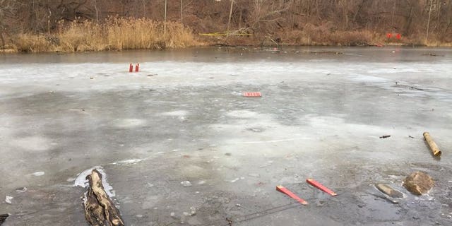 Authorities in New York attempted to save an 11-year-old boy who reportedly fell into a lake while saving his friend.