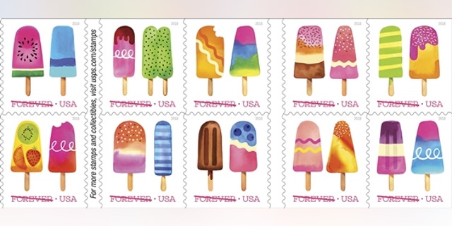 One book of 20 cutesy stamps can be purchased for $10 online at USPS.com and will be available on June 20, one day before the first day of summer.