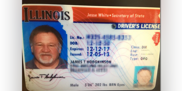 The license of Alexandria shooter James Hodgkinson.
