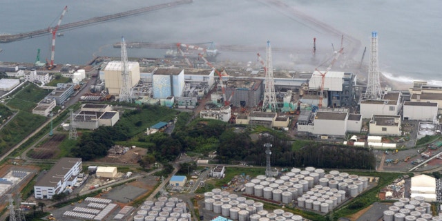 Aug. 20, 2013: This photo shows the Fukushima Dai-ichi nuclear plant at Okuma in Fukushima prefecture, northern Japan.