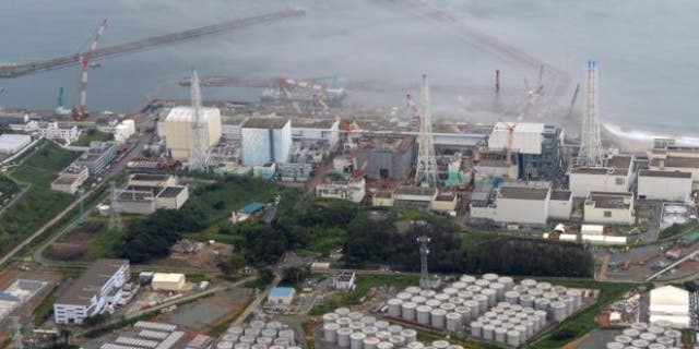 Aug. 20, 2013: This photo shows the Fukushima Dai-ichi nuclear plant at Okuma in Fukushima prefecture, northern Japan.