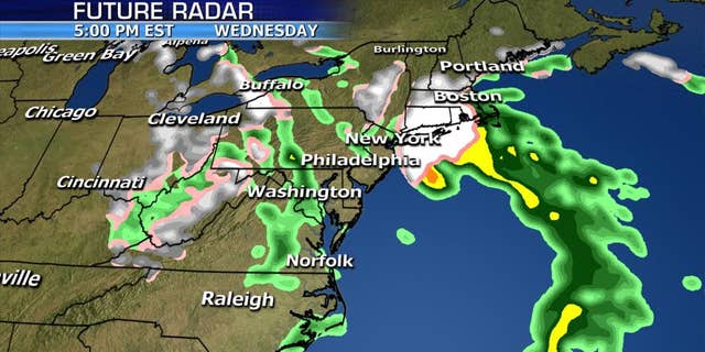 A nor'easter may impact the Northeast by the middle of the week.