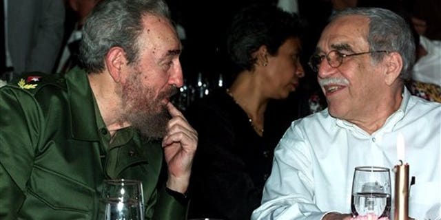 Gabriel Garcia Marquez and Fidel Castro.