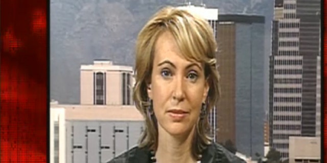 Democratic Rep. Gabrielle Giffords told Fox News on Saturday that she has information that the Department of Education and the U.S. Border Patrol canceled scheduled meetings in Arizona over the state's tough new immigration law, June 26, 2010. (FNC)