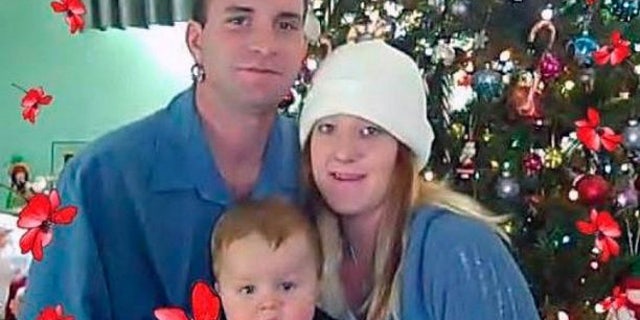 Gage lost his father, Danny Elliott (above left) in Tuesday's shooting rampage.