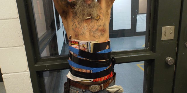 Donald Gaither was arrested after he attempted to start a knife fight with his neighbor.