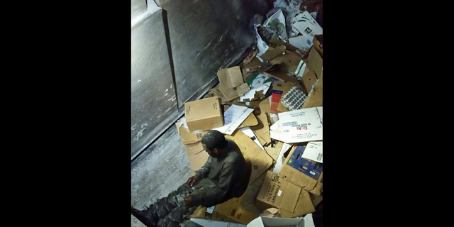 A man was trapped inside a garbage truck for more than 10 miles.