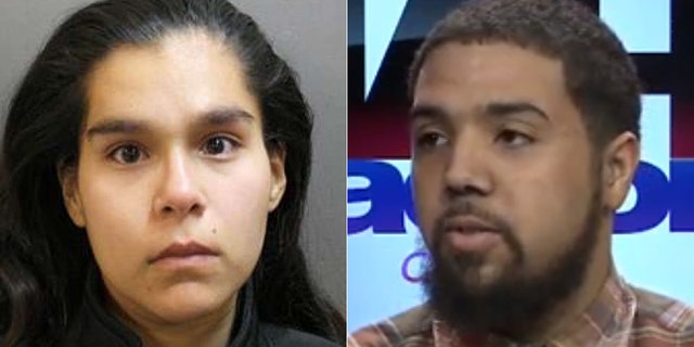 Lisa Garcia, 22, left, reportedly was arrested Thursday after she falsely claimed her boyfriend, Brandon Berrott, 23, threatened her life on social media, but was actually writing those posts herself. (Fox 26)