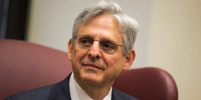 April 28, 2016: Judge Merrick Garland, President Obama's choice to replace the late Justice Antonin Scalia on the Supreme Court meets with Sen. Gary Peters, D-Mich., on Capitol Hill in Washington.
