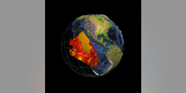 Mysterious blobs of distinct rock are imaged using waves from earthquakes (model from French and Romanowicz, 2015, Nature).