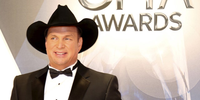 November 4, 2015. Garth Brooks arrives at the 49th Annual Country Music Association Awards in Nashville, Tennessee.