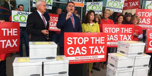 Opponents of the California gas tax hike could help Republicans save their House seats.
