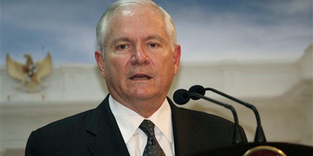 Defense Secretary Robert Gates is shown here speaking to reporters in Jakarta, Indonesia, July 22. (AP Photo)