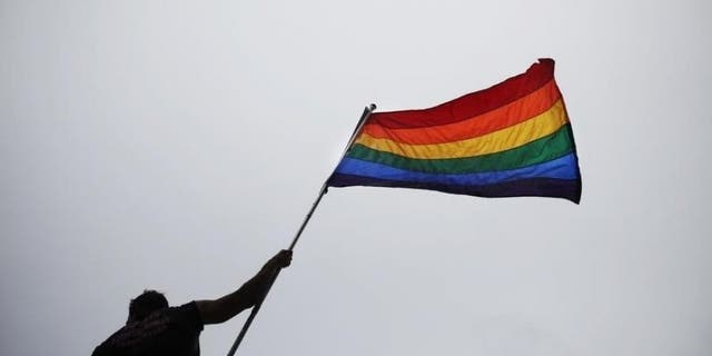 Pride flag.