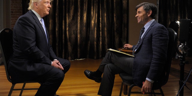 George Stephanopoulos interviews Donald Trump on "This Week with George Stephanopoulos," on July 31.