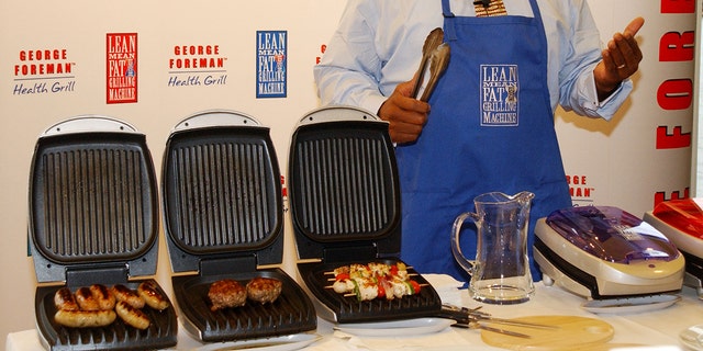 George Foreman Grill Anthony Harvey Getty Images 2001