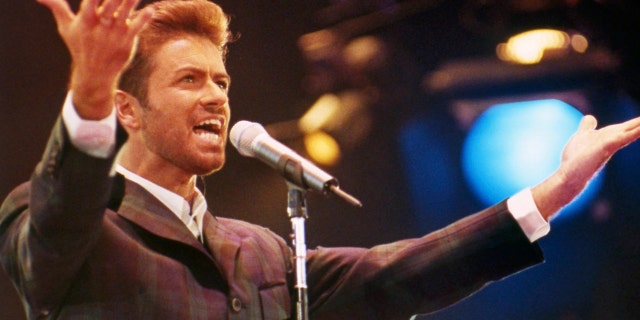 FILE - In this Dec. 2, 1993 file photo, George Michael performs at