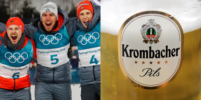 The doctor for Germany's skiing team said nearly all of his competitors drink non-alcoholic beer after a training session.