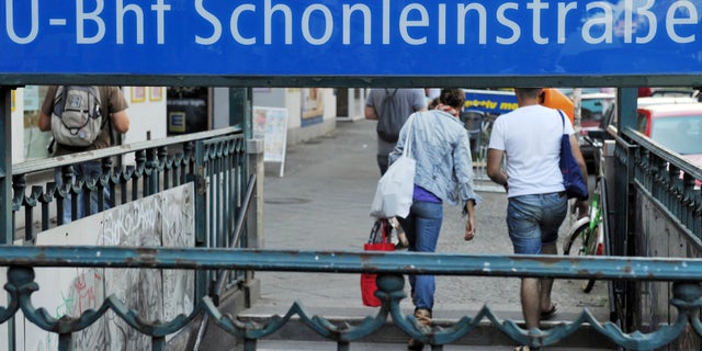 The subway station Schoenleinstrasse in Berlin, seen in a 2010 file photo.