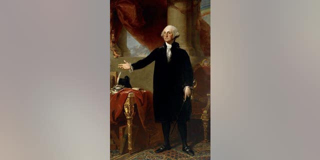 George Washington, America's first president. AP Photo/The National Portrait Gallery, Smithsonian Institution
