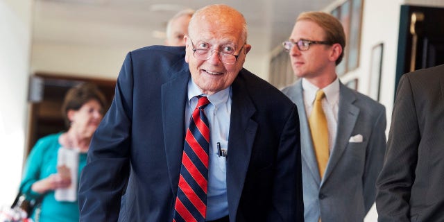 Former Rep. John Dingell suffered a heart attack Monday, but is said to be in "good spirits."