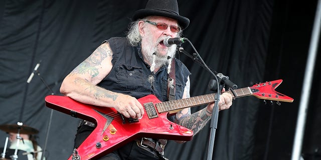 AUSTIN, TX - JULY 04: David Allen Coe performs in concert during Willie Nelson's 42nd Annual 4th of July Picnic at Austin360 Amphitheater on July 4, 2015 in Austin, Texas. (Photo by Gary Miller/Getty Images)