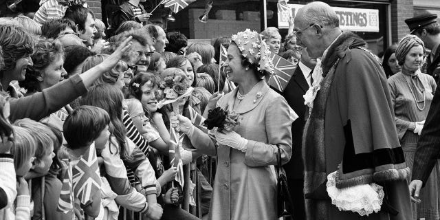 Queen Elizabeth began the tradition of walkabouts in the 1970s.